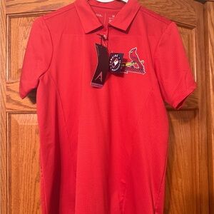 STL Cardinals Women’s Red Polo Shirt